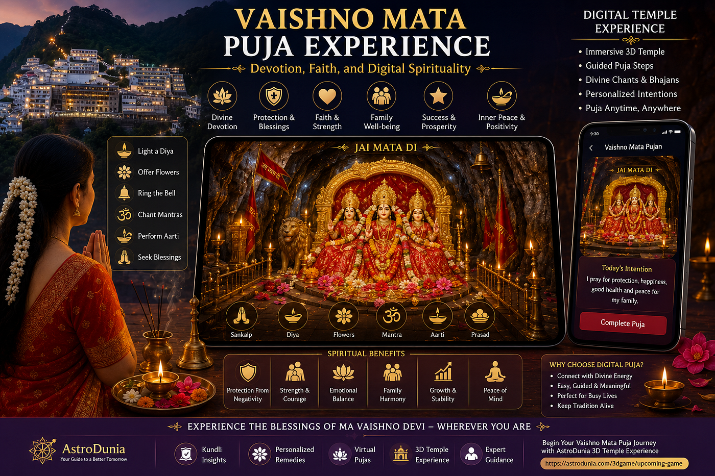 Vaishno Mata Puja Experience: Devotion, Faith, and Digital Spirituality