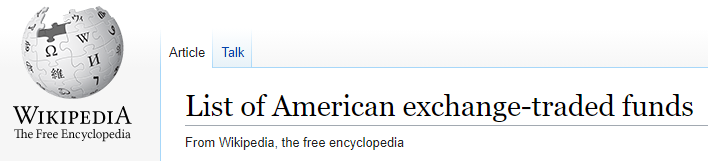 Scraping Wikipedia for ETF names. Use python to read and plot a lot of… |  by Roman Kositski | DataDrivenInvestor