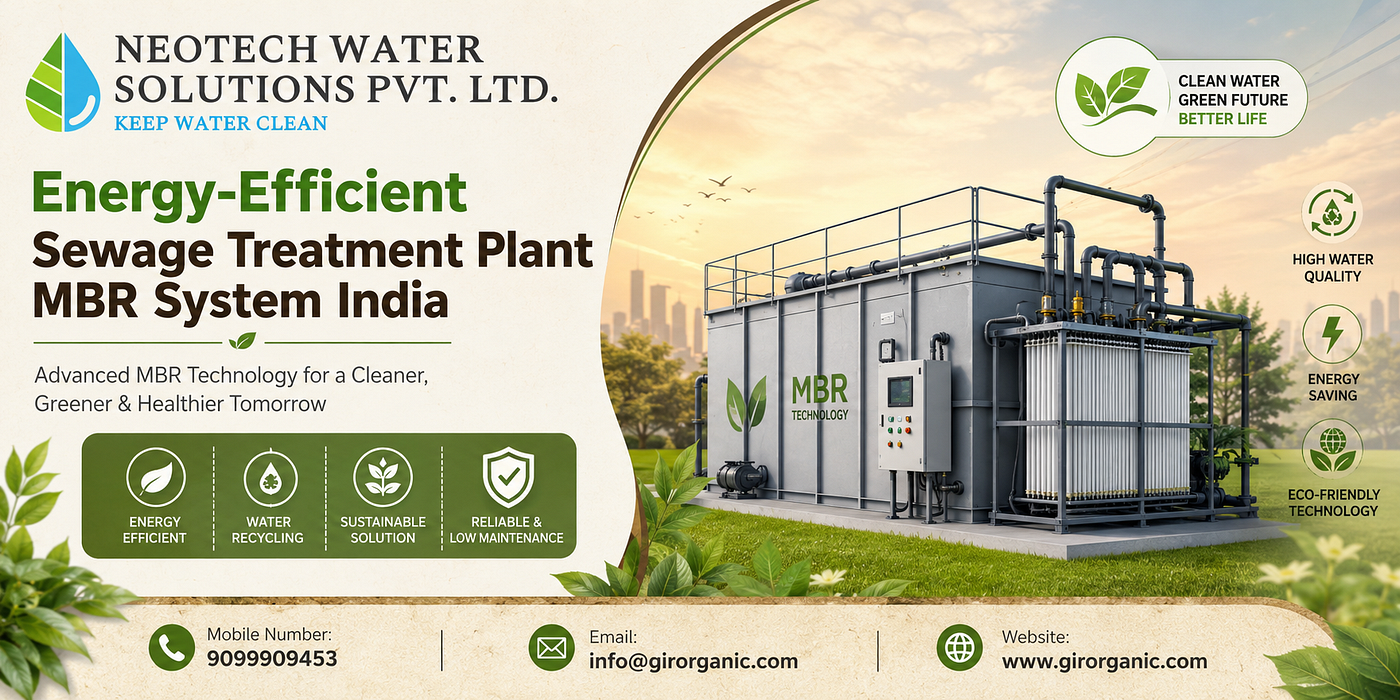 Energy-Efficient Sewage Treatment Plant MBR System India