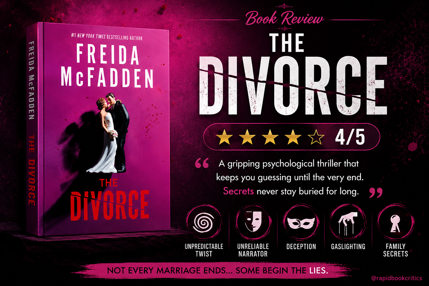 The Divorce by Freida McFadden: Book Review & Spoilers-Based Analysis