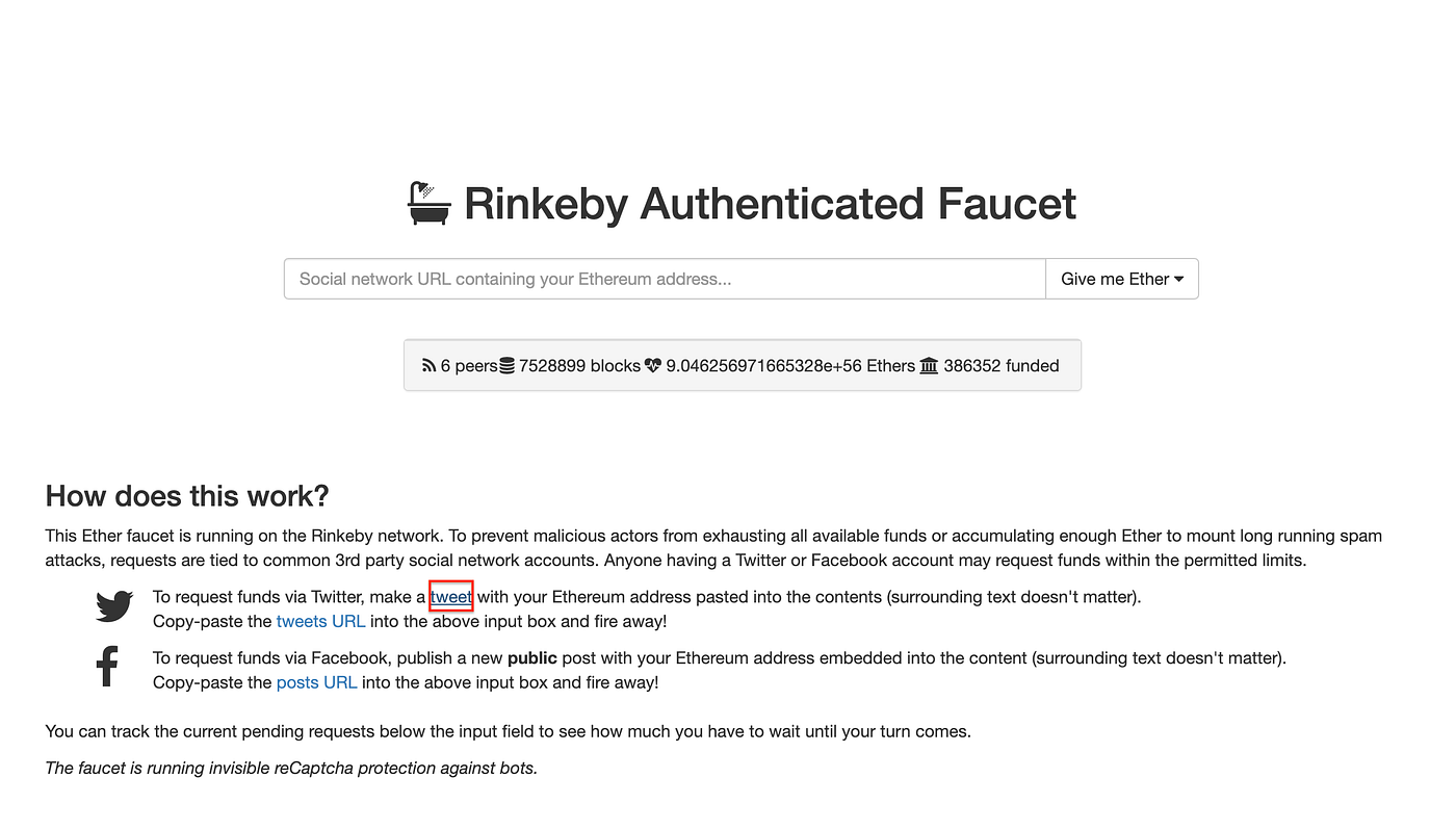 テストネット Rinkeby の設定方法 - los-dorados - Medium
