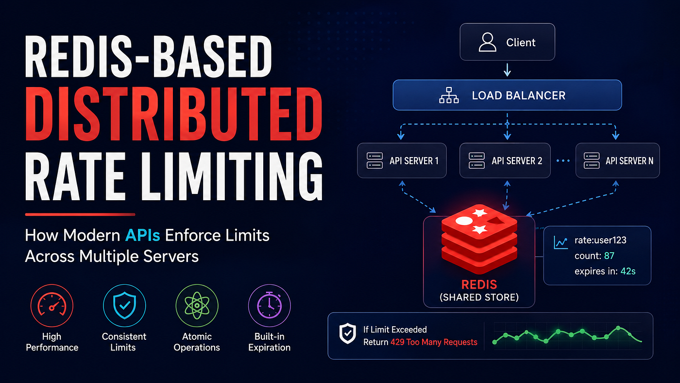 Redis-Based Distributed Rate Limiting: How Modern APIs Enforce Limits Across Multiple Servers