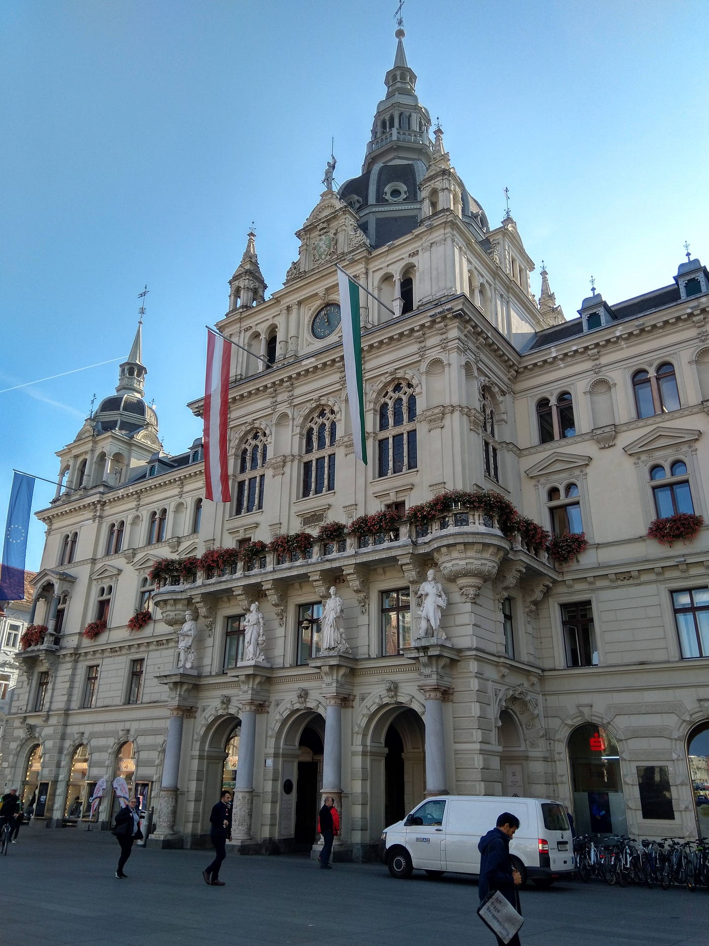 Graz City Hall — Rathaus der Stadt Graz. October 2019. Photo by author