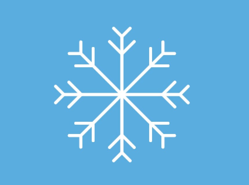 Animated Simple Snowflake