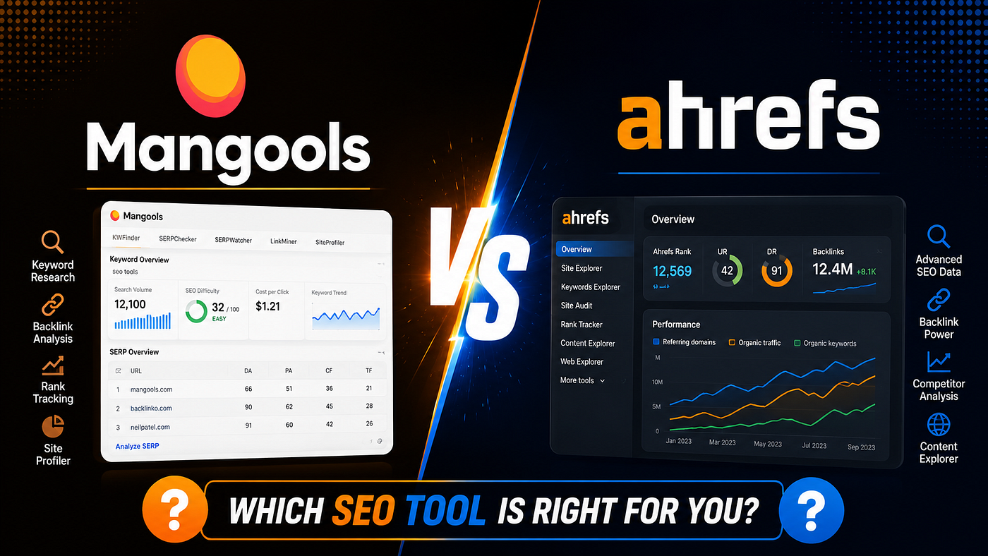 Mangools vs Ahrefs which is the Best