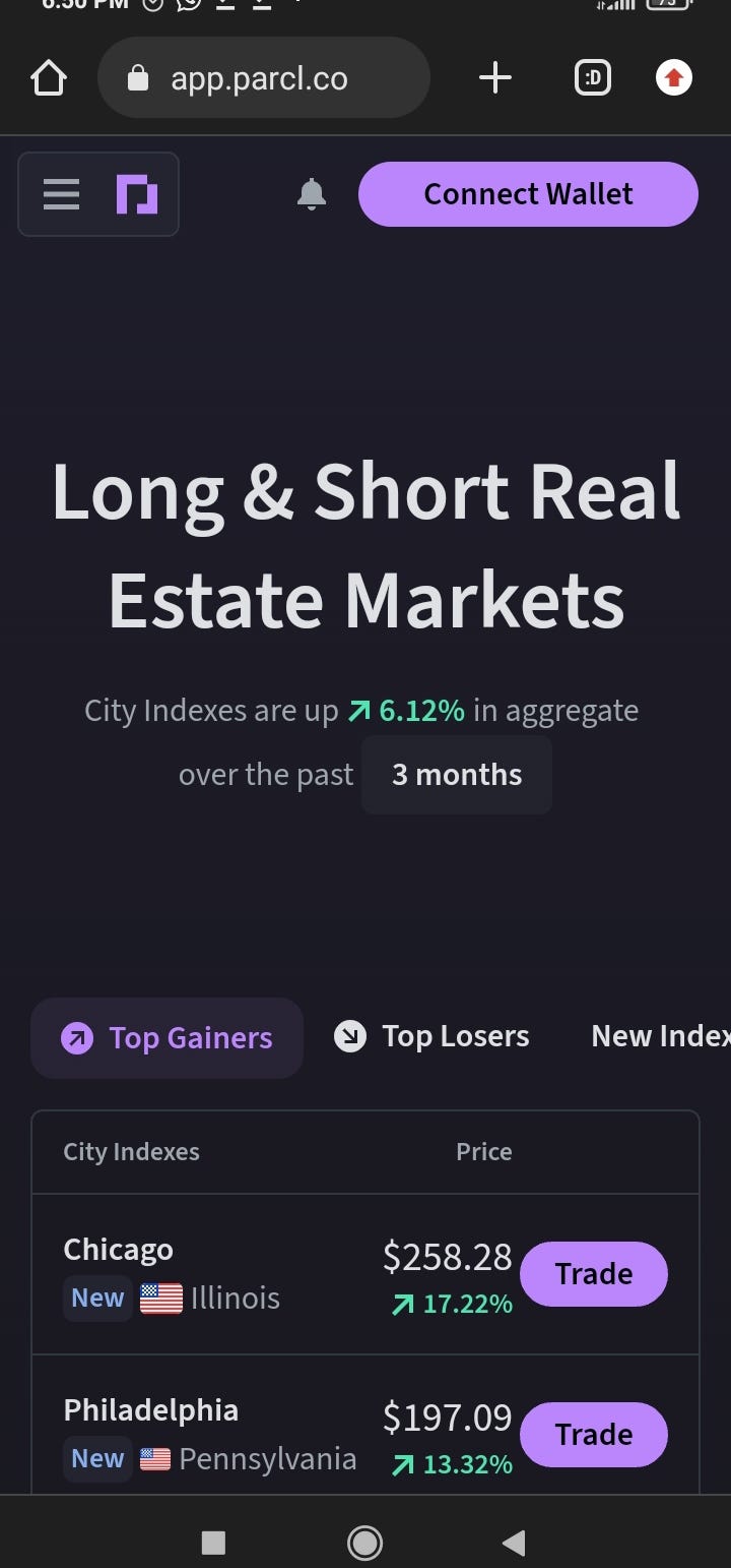 Parcl: A Trailblazing Marketplace For Synthetic Real Estate. | by OJENIYI  RASHIDAT AYOBAMI ( NiceAngel) | Coinmonks | Medium
