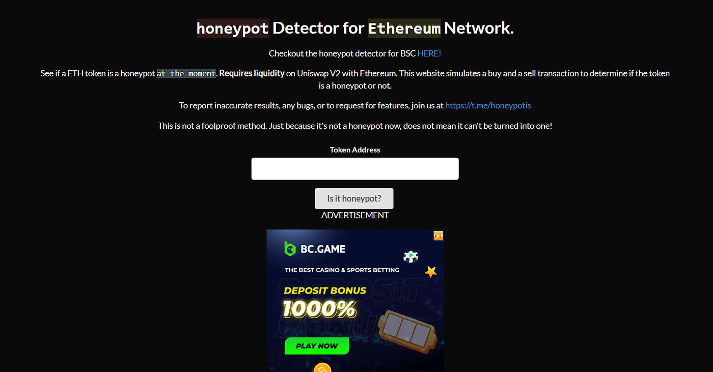 Use These 6 Websites To Identify Scam Tokens In The Crypto Space! | by  Defisensus | Medium