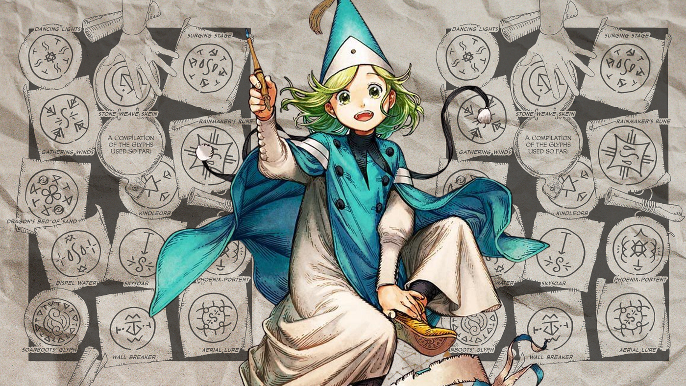 The magic of Witch Hat Atelier. Worldbuilders: don't sleep on this