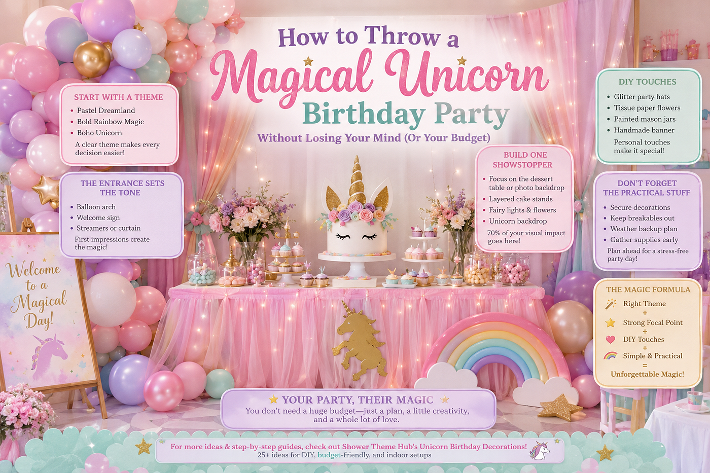 How to Throw a Magical Unicorn Birthday Party Without Losing Your Mind (Or Your Budget)