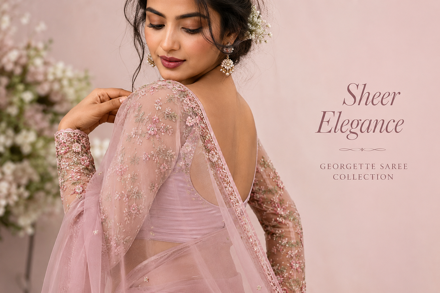 Georgette, Net and Chiffon: The Softer Side of Blouses