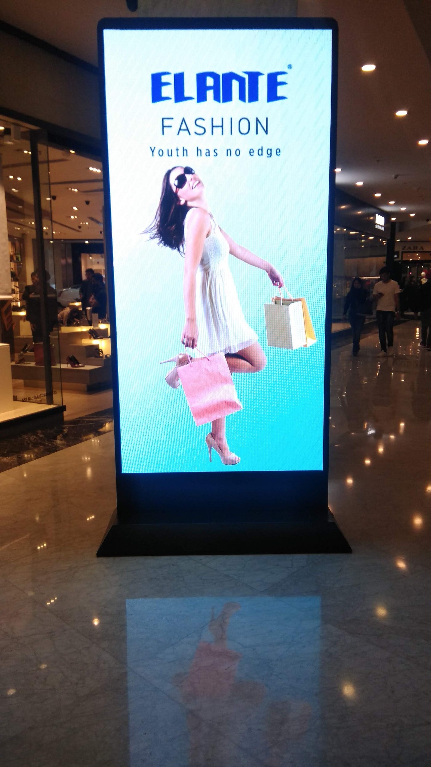 An assortment of Active LED displays to choose