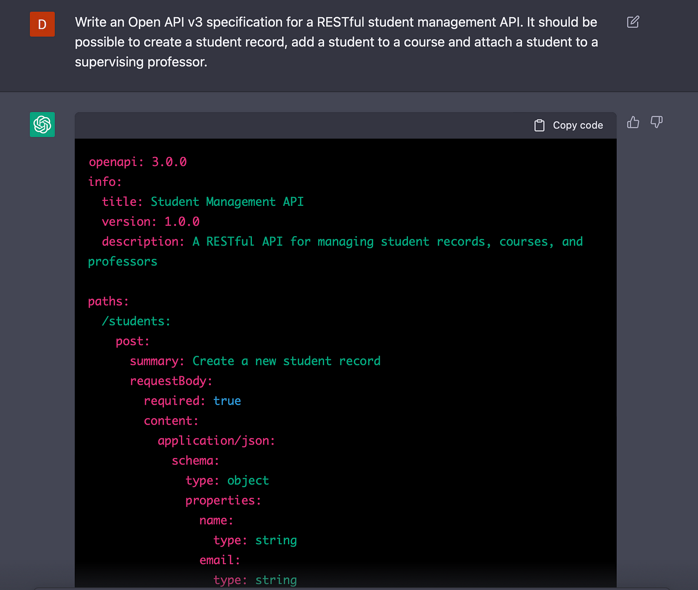 Pair Programming with the ChatGPT AI – Does GPT-3.5 Understand Bash?