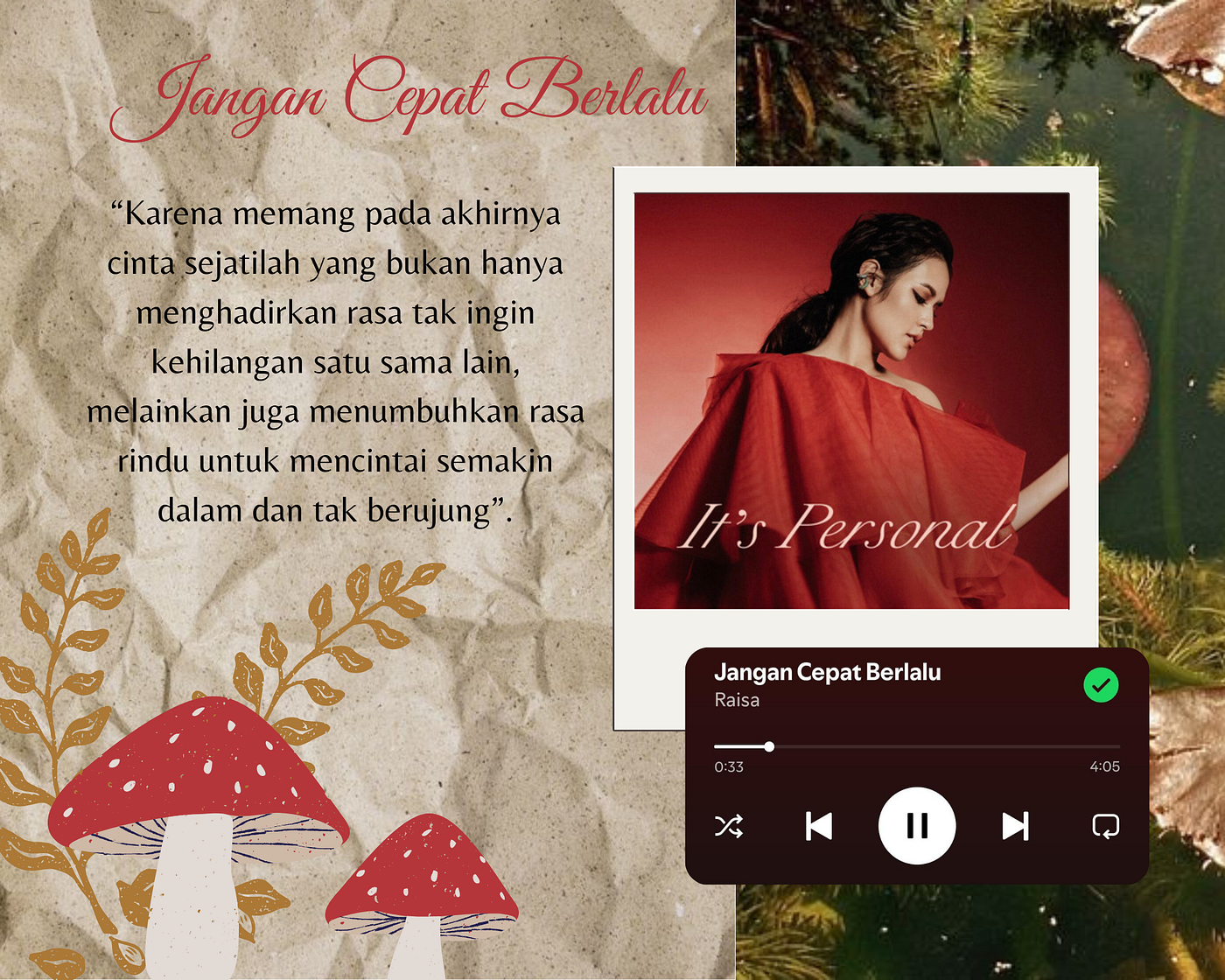 Jangan Cepat Berlalu: Melodi Dilema Raisa antara Kerinduan dan Keabadian
