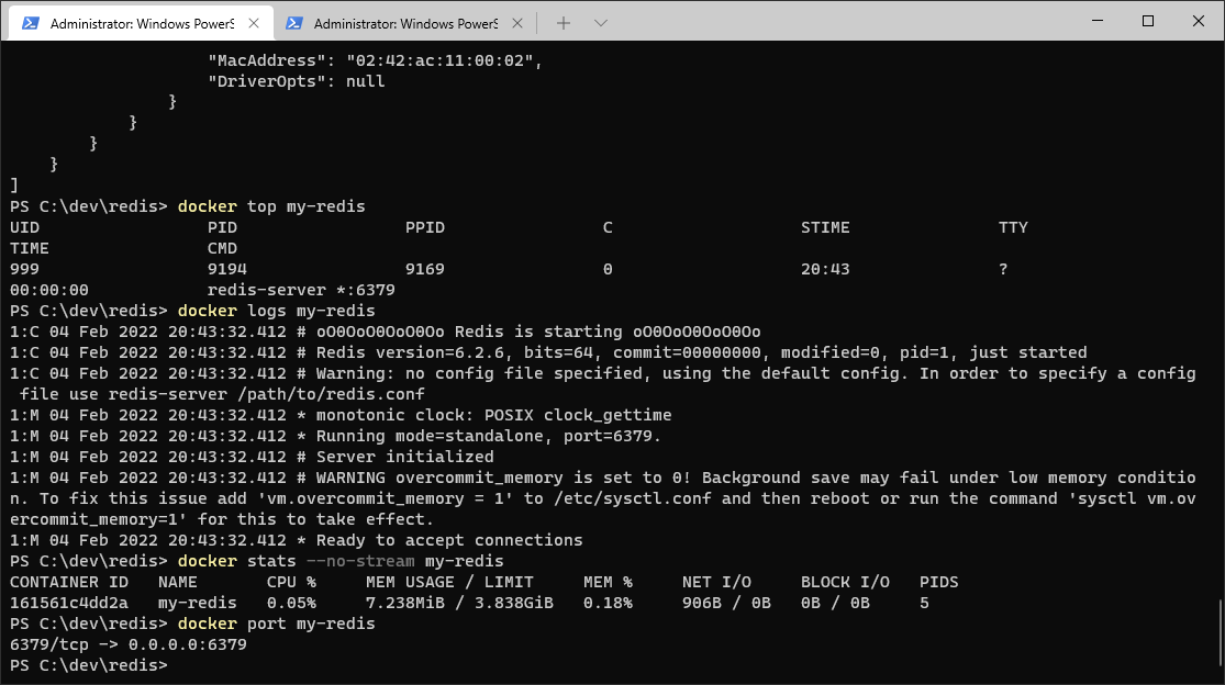 Running Redis with resilience in Linux containers on Windows — Part 1 |  Medium