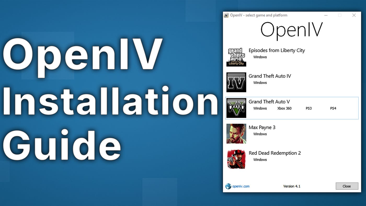How to Install OpenIV for GTA