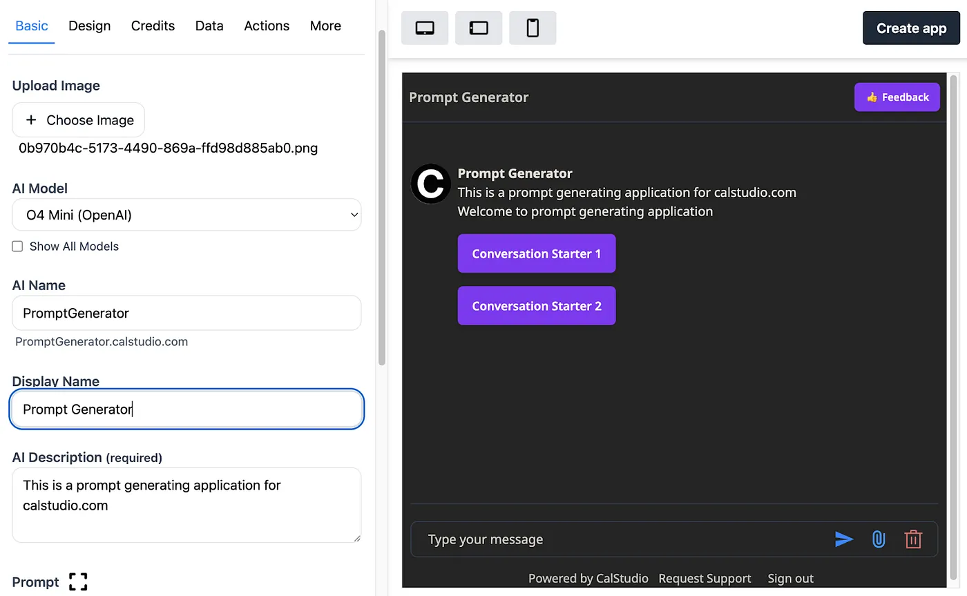 Detailed bot customization options
