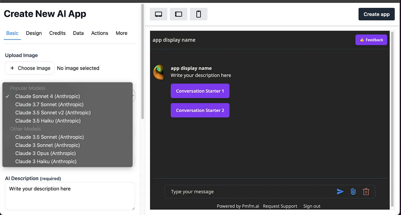 Basic app configuration
