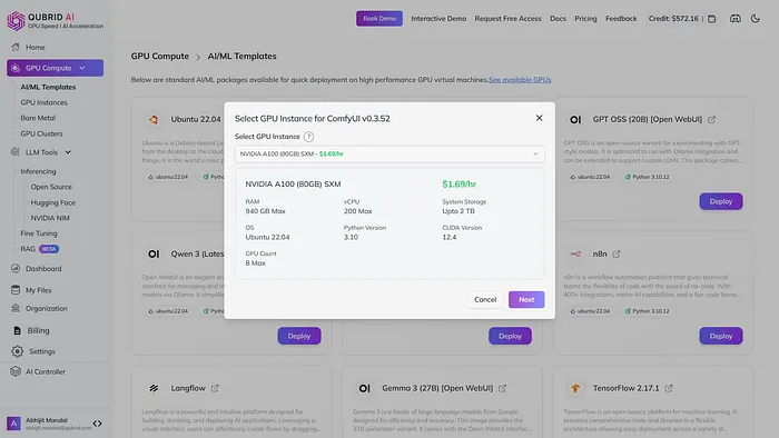 Preview GPU & Click Next