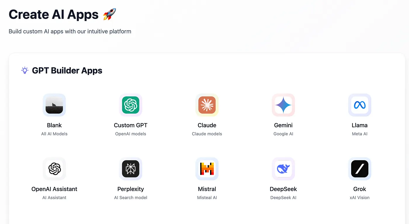 Selecting OpenAI GPT from menu