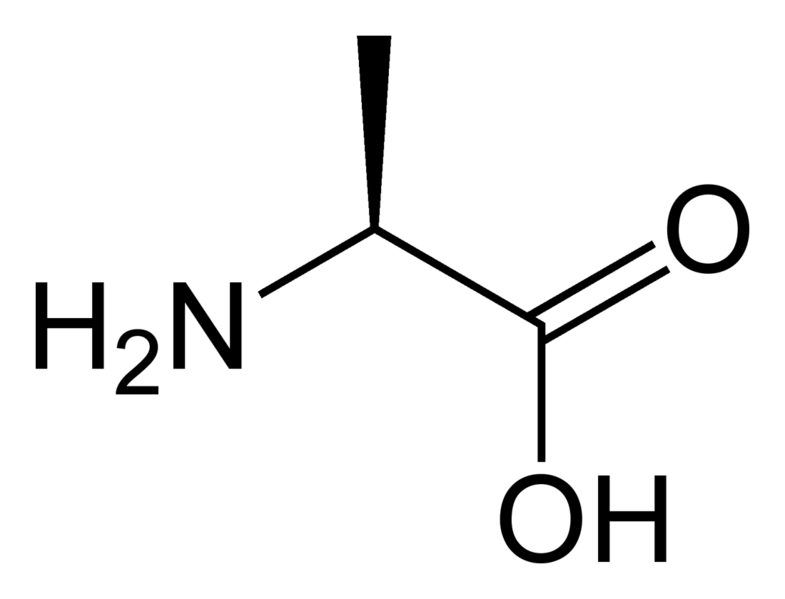 Alanine chemical structure