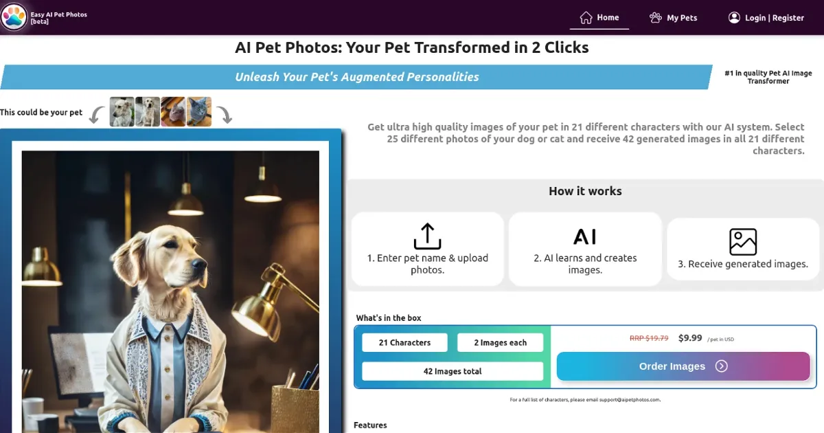 AI Pet Photos