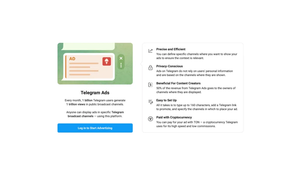 How to Advertise on Telegram Ads