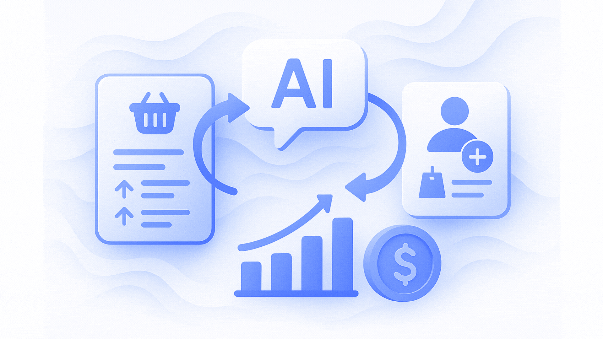 Image for blog post: Cross-Sell/Upsell Predictions with AI – Turning Data Signals into Revenue Outcomes