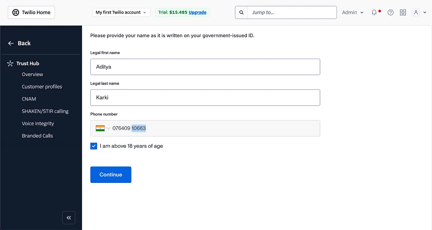 Knowledge base configuration interface