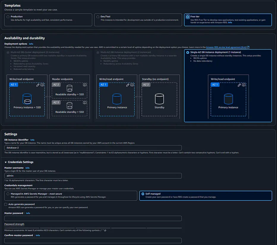 DB Configuration