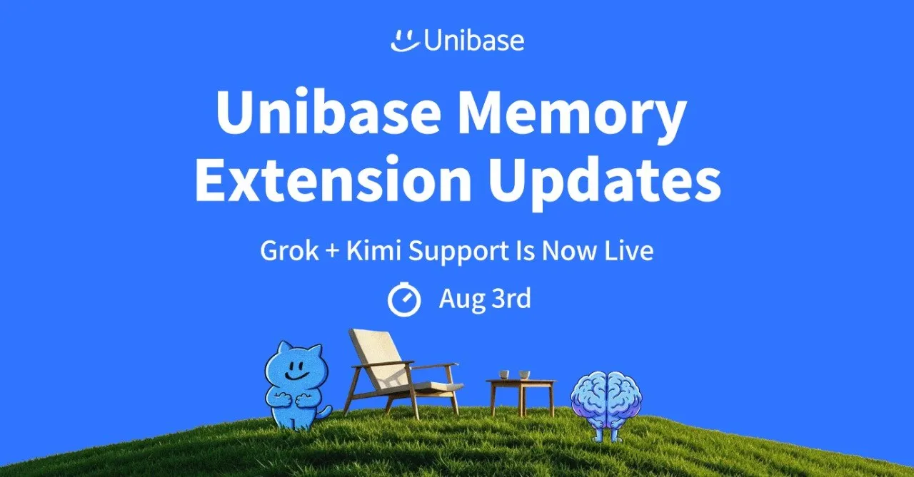 Unibase Memory Extension Updates: Grok + Kimi Support Is Now Live