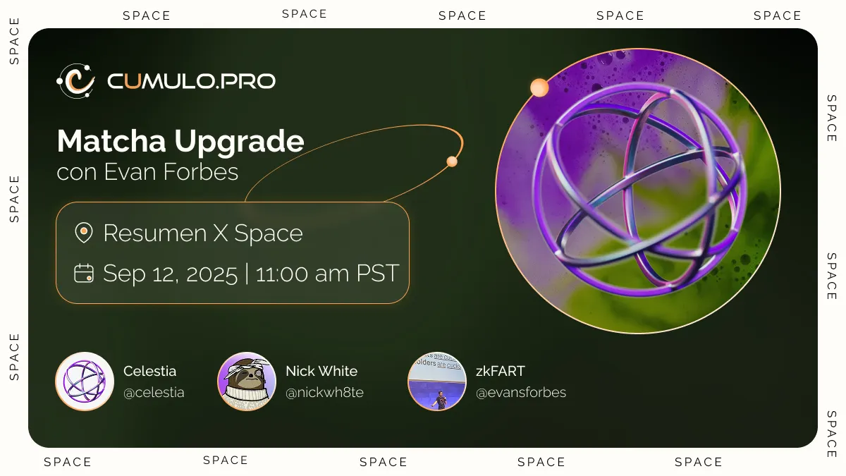 Matcha Upgrade con Evan Forbes