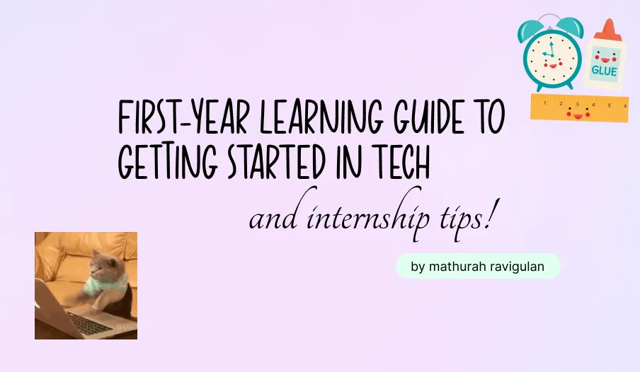 first-year learning guide to getting started in tech