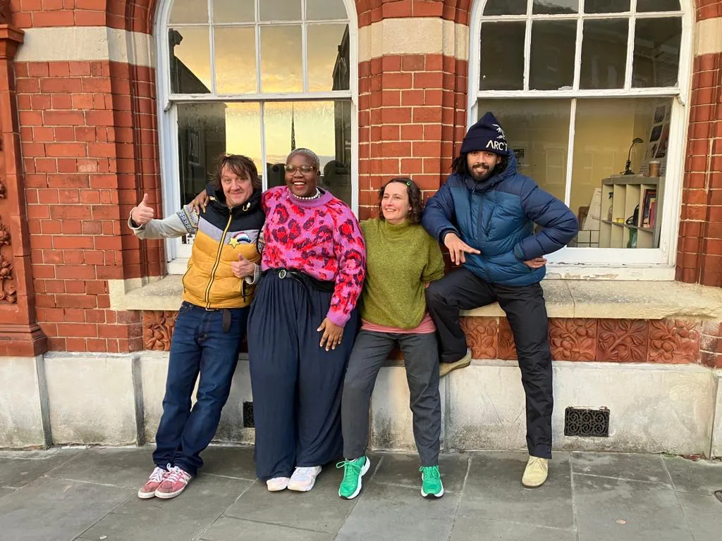The 4 ‘LABA’ artists: Ed Patrick, Munotida Chinyanga, Viv Gordon, Jamaal O’Driscoll