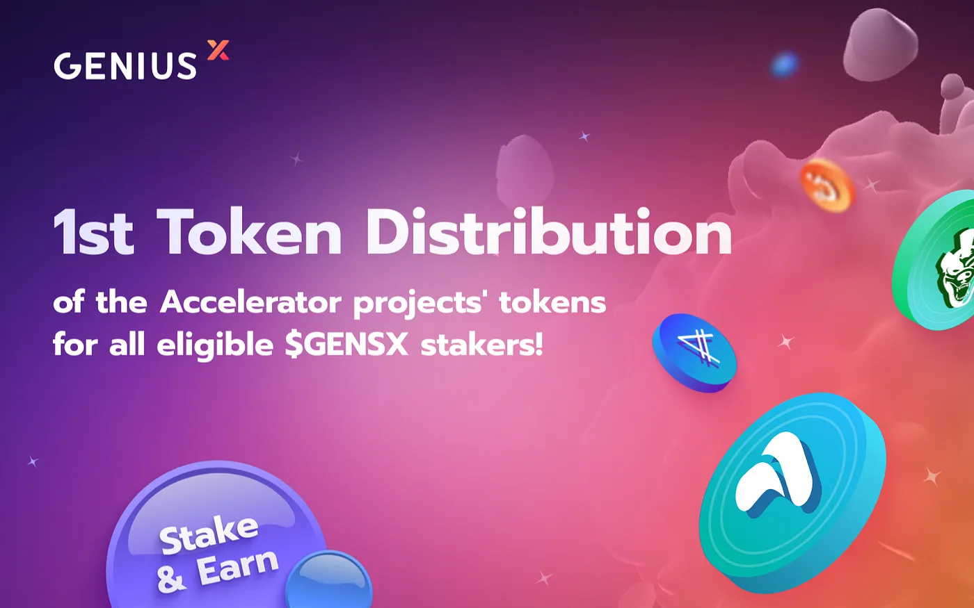 1st Accelerator’s Token Distribution!