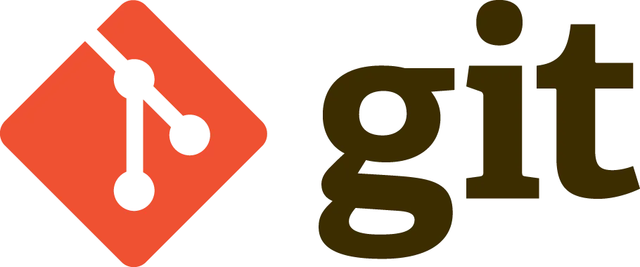Git logo and wordmark