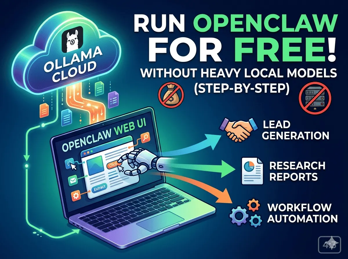 OpenClaw 与 Ollama Cloud 教程原文配图