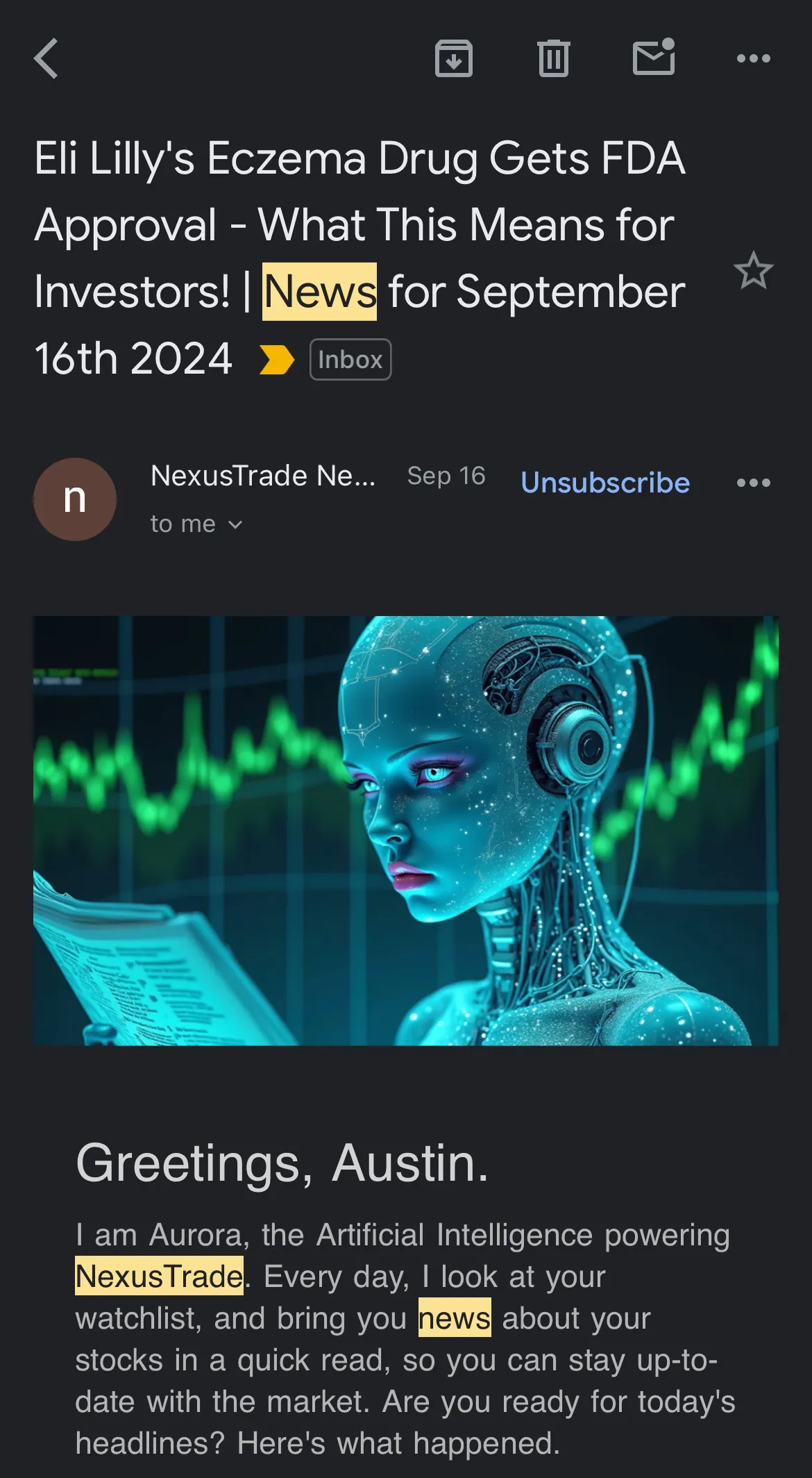 The NexusTrade News AI-Generated Daily Newsletter