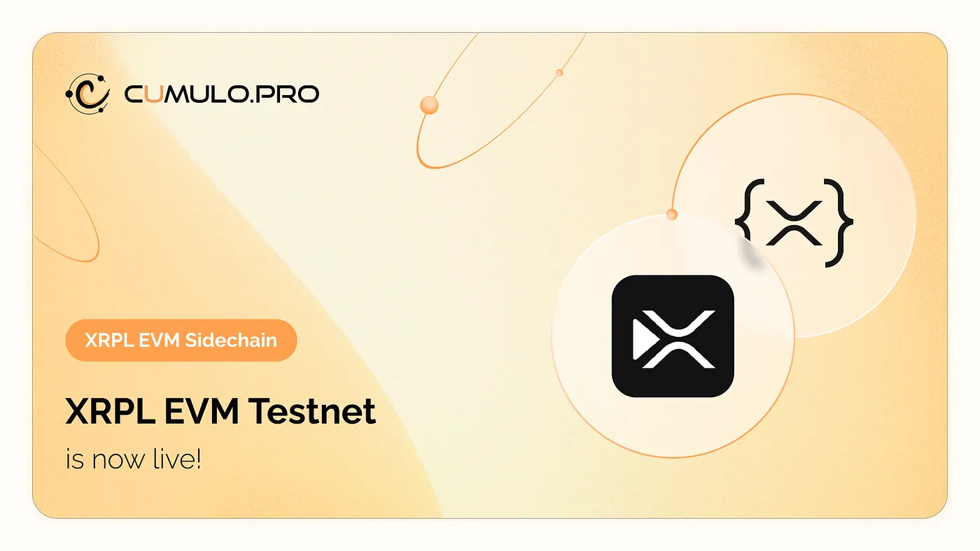 XRPL EVM Testnet is now live!