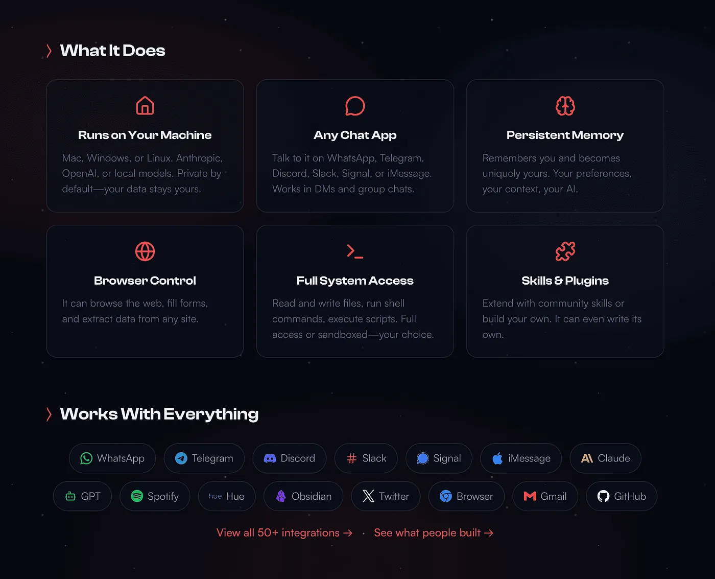 OpenClaw 需要模型能力来执行自动化任务