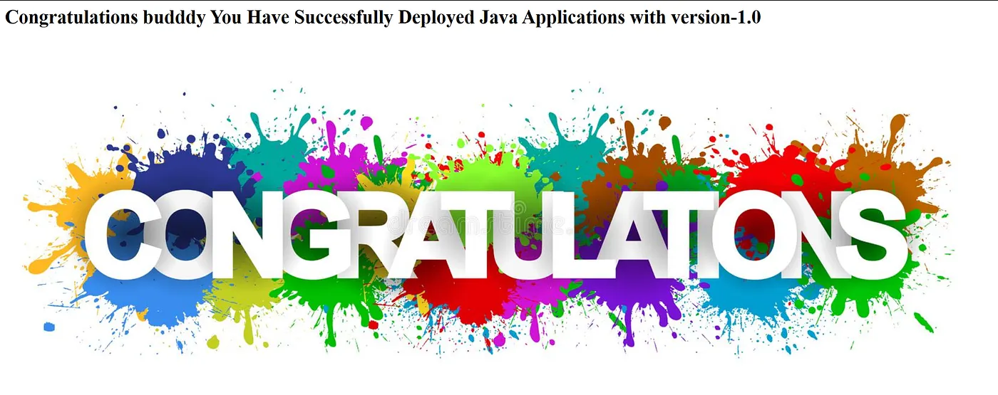 Final output of web application