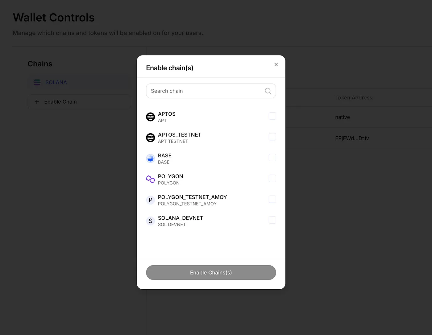 Enable Chain