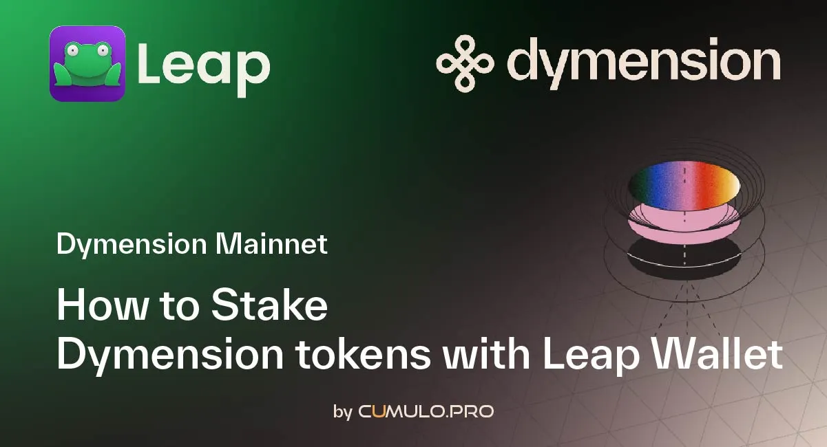 Stake with Leap Wallet