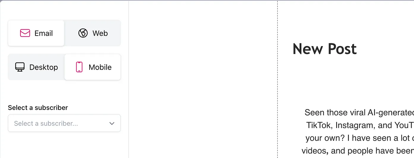 Mobile preview for my template. It’s a bit hard to see but the content is not fully responsive in mobile and user will need to scroll left and right to view the full content.
