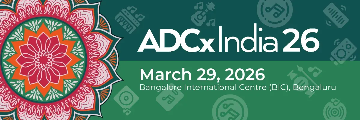 ADCx India 26 will be held on 29th March 2026 at the Bangalore International Centre