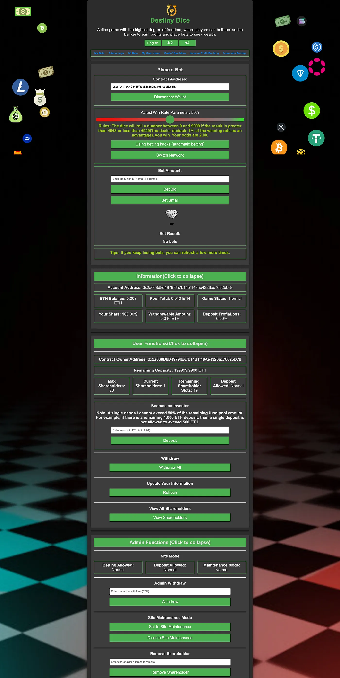 Create Your Own Web3 Blockchain Dice Gambling Game in 10 Seconds for Free