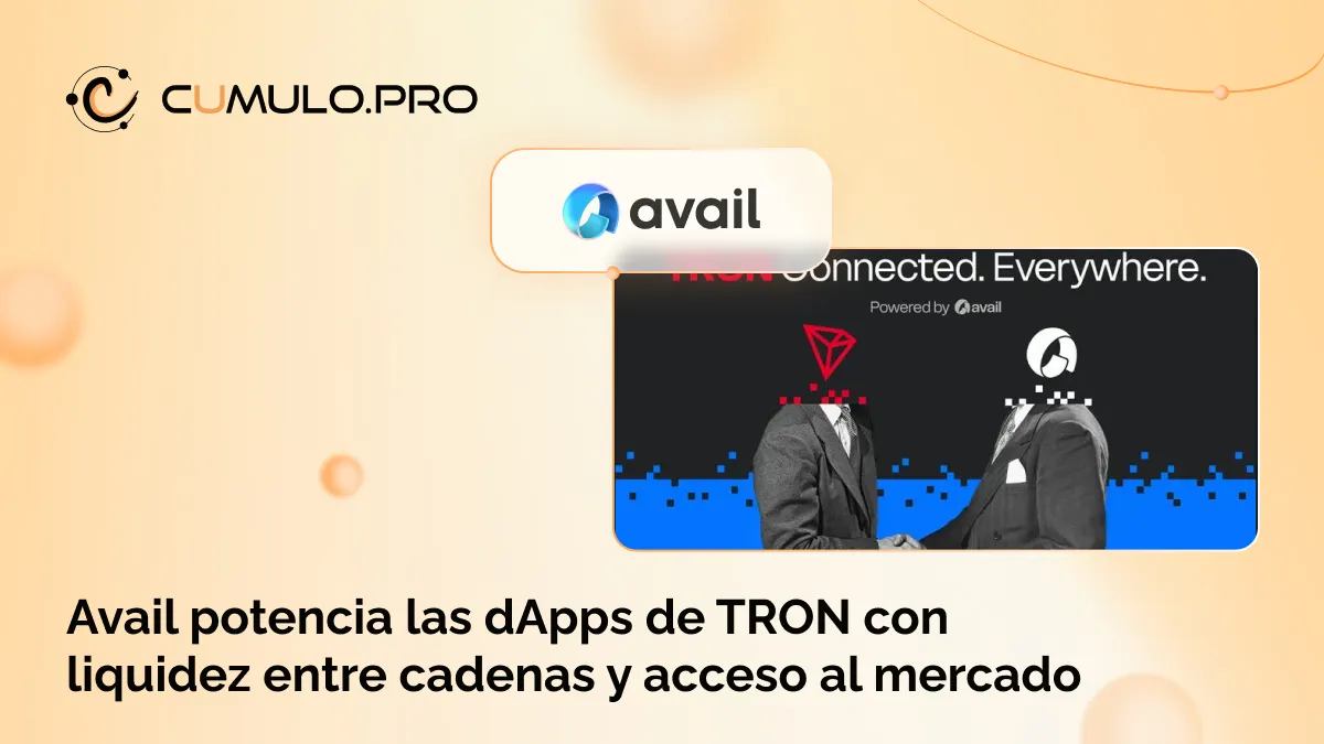 Avail potencia las dApps de TRON