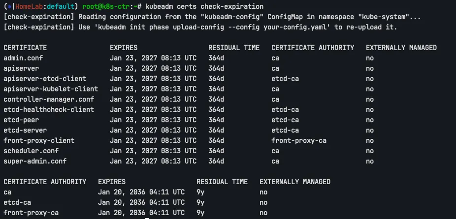 Certificate Expiration Check