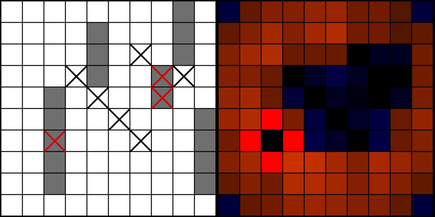 Example Battleship game using probabilistic search. .