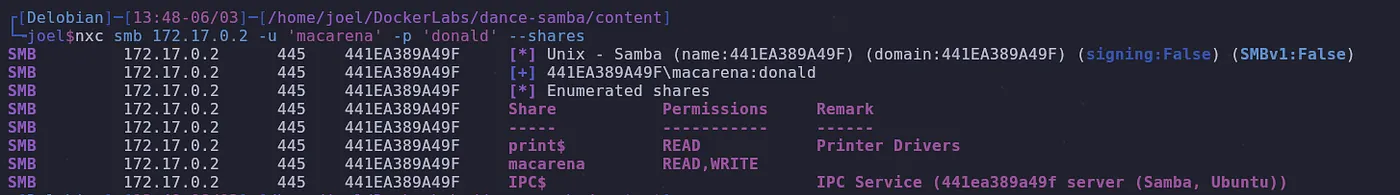 Samba shares