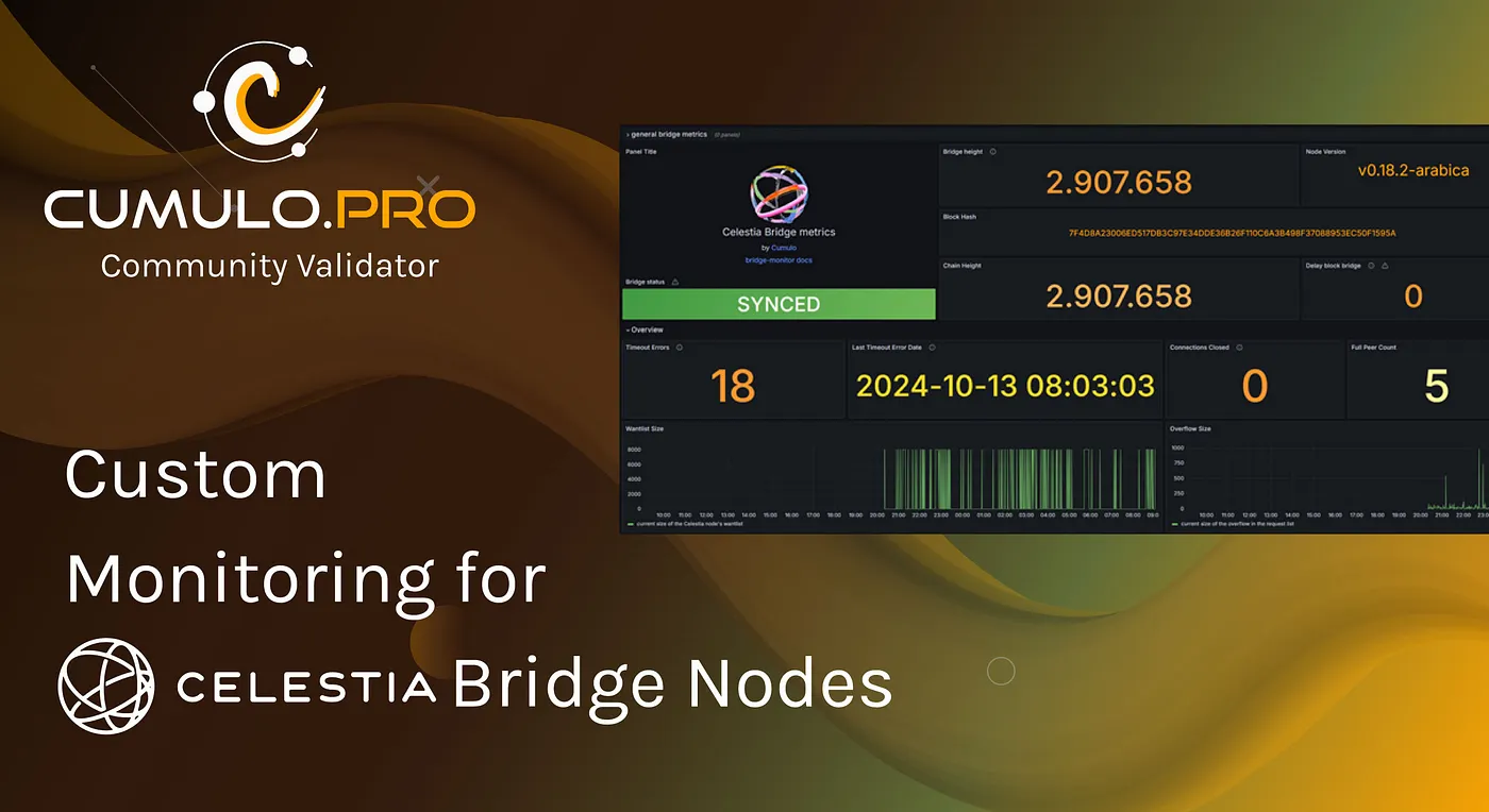 Custom Monitoring for Celestia Bridge Nodes